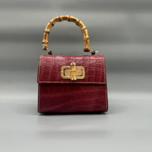 Borsa in pelle di coccodrillo